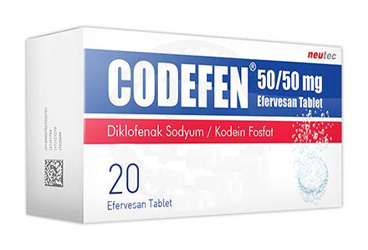 CODEFEN 50/50 MG 20 EFERVESAN TABLET